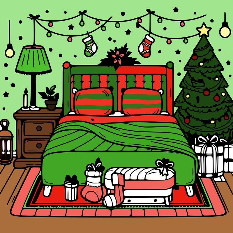 bedroom christmas
