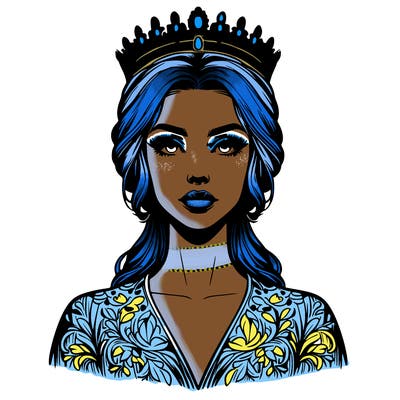 realistic beautiful queen