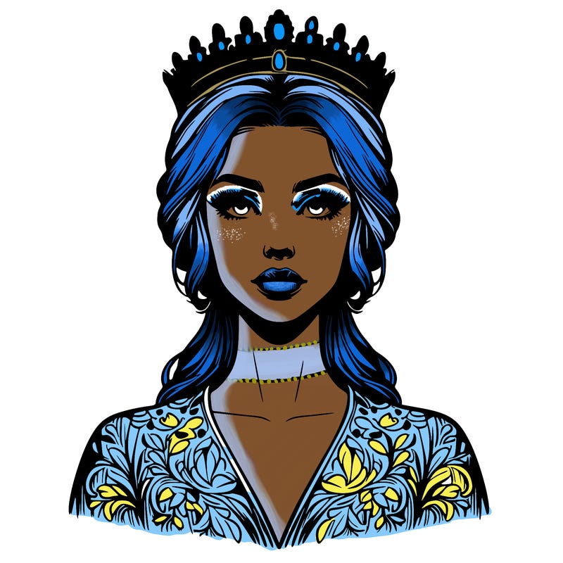 realistic beautiful queen