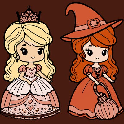 princess as a witch