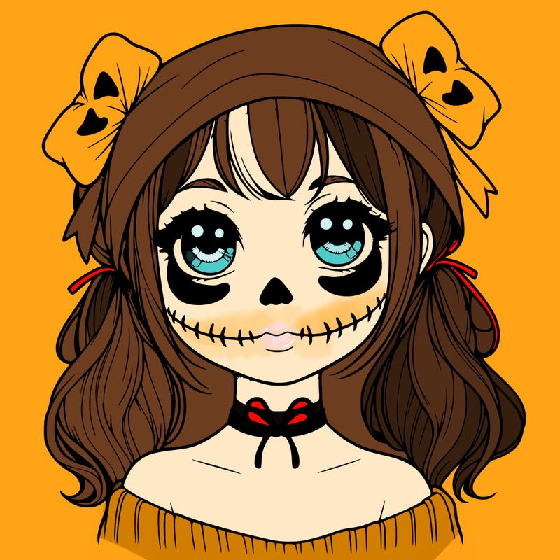 realistic girl halloween