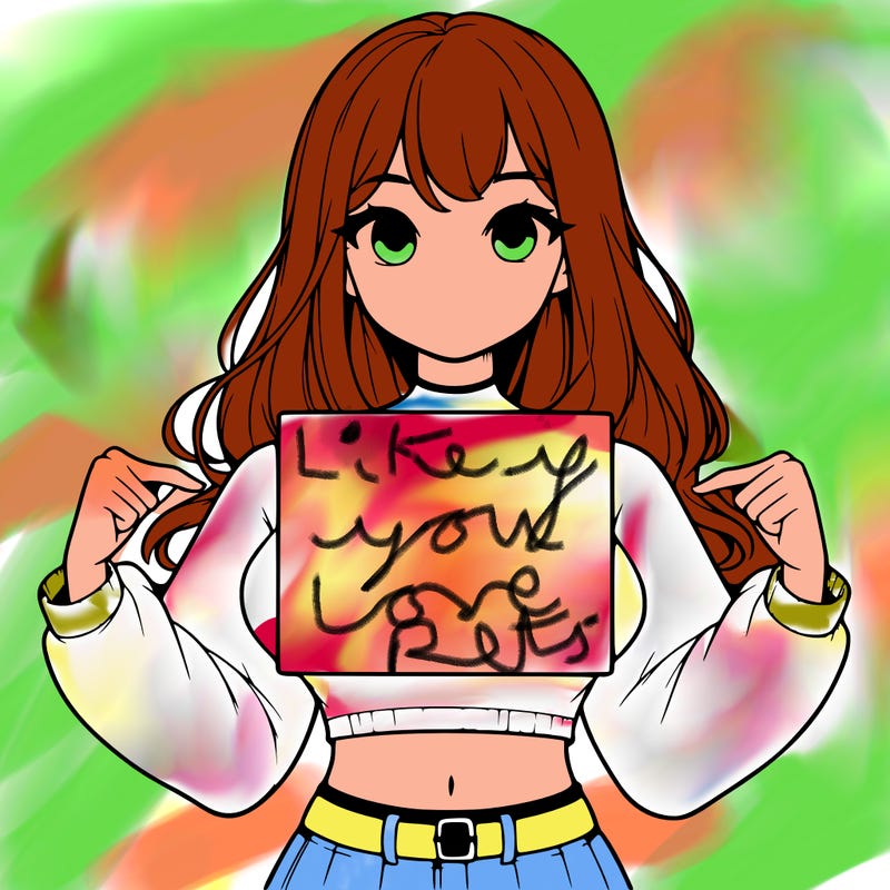 girl holding a blank sign in a long sleeve crop top