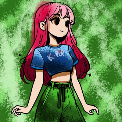 girl in a cute crop top