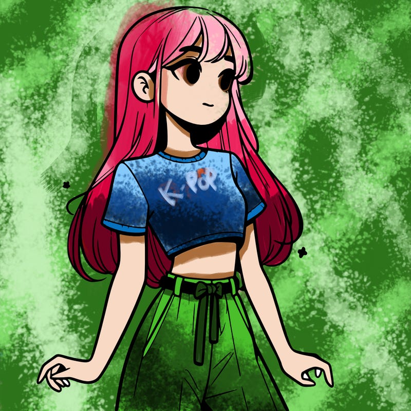 girl in a cute crop top