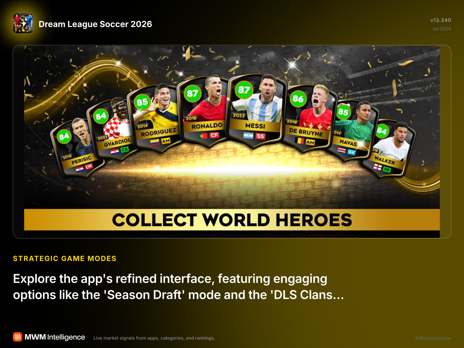 Dream League Soccer 2026 - Games App | MWM