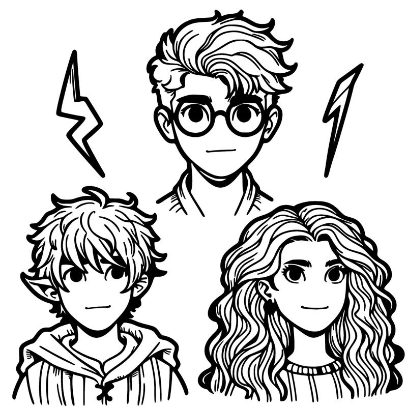 harry potter ron weasley and hermione granger