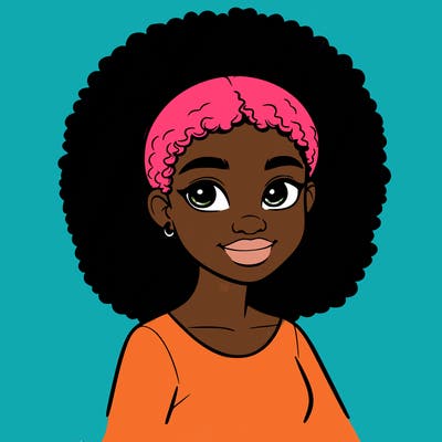 realistic black girl