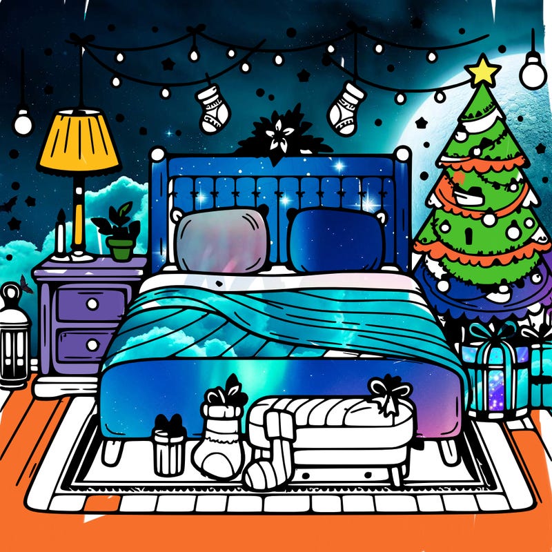 bedroom christmas