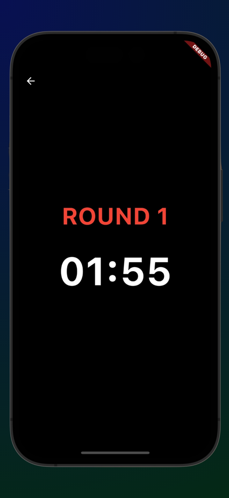 Dodge Up : Train Your Defense - Dodge Up boxing timer displaying round one and countdown time