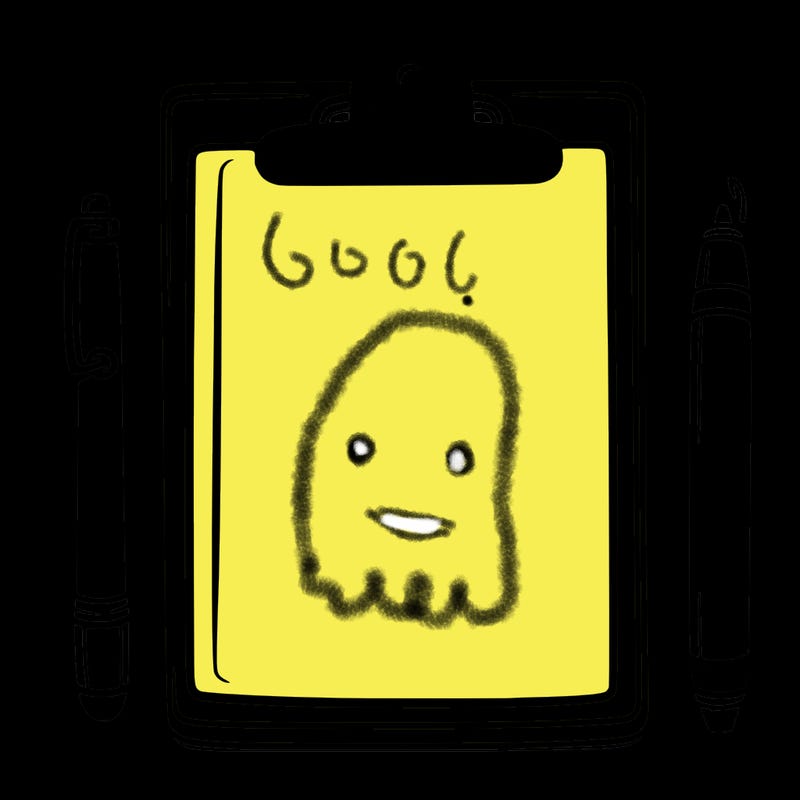 blank clip board with pen