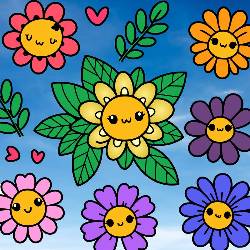 cute flower patterns