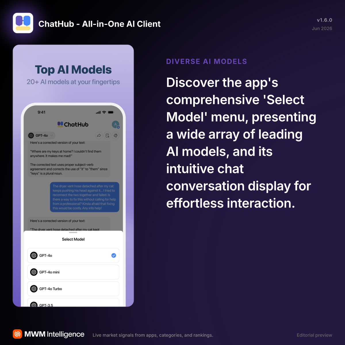 ChatHub - All-in-One AI Client - Productivity App | MWM