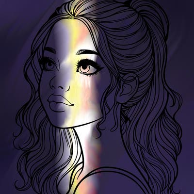 beautiful realistic girl