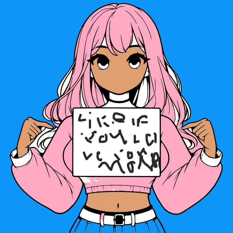 girl holding a blank sign in a long sleeve crop top