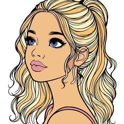 beautiful realistic girl