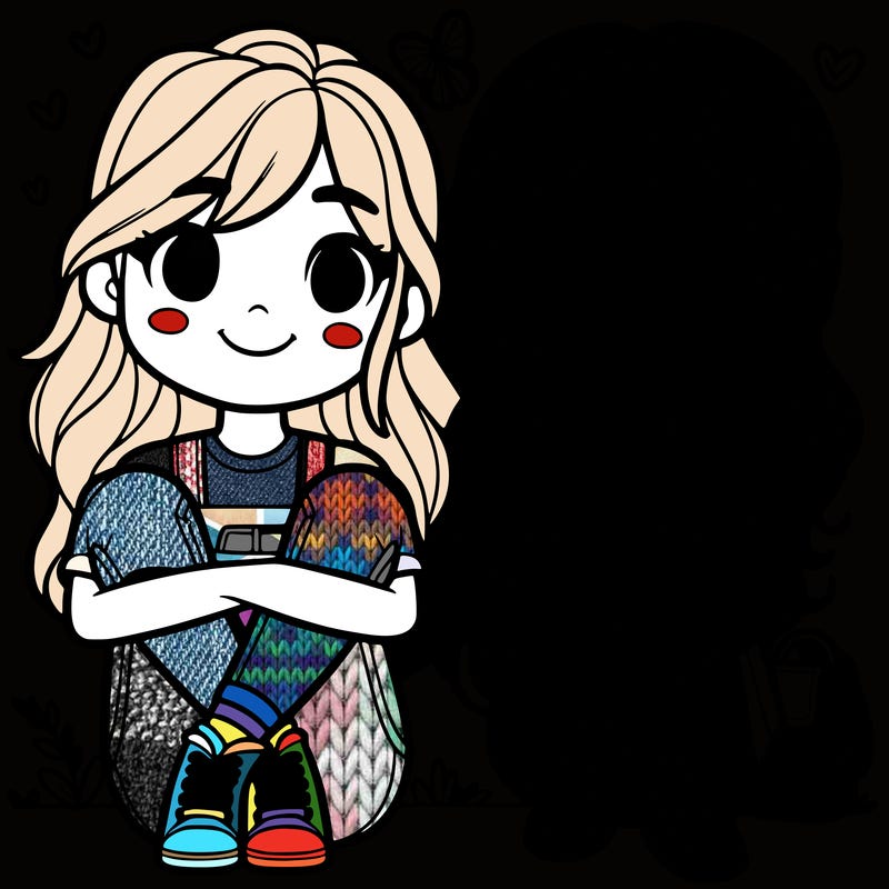 two best friends sitting down