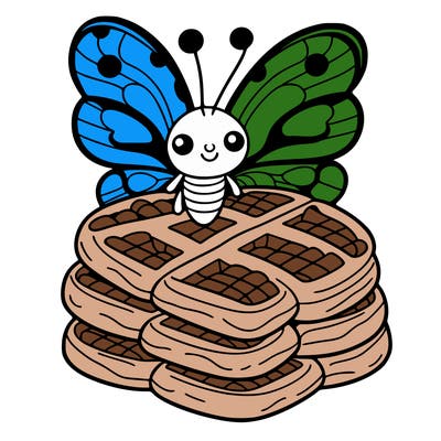 butterfly waffles