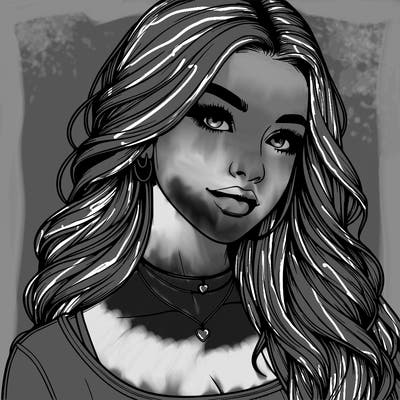 detailed realistic girl