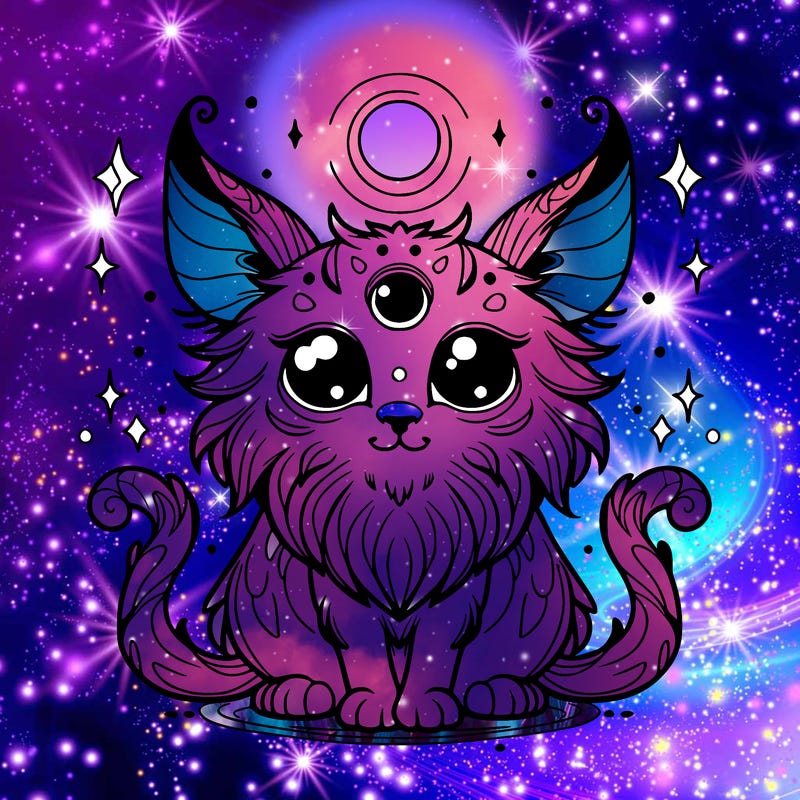 mystical cat creature