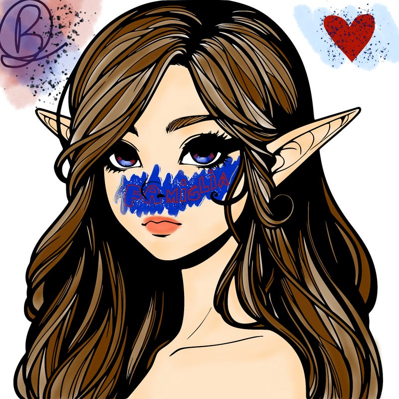 elf girl realistic dark fantasy