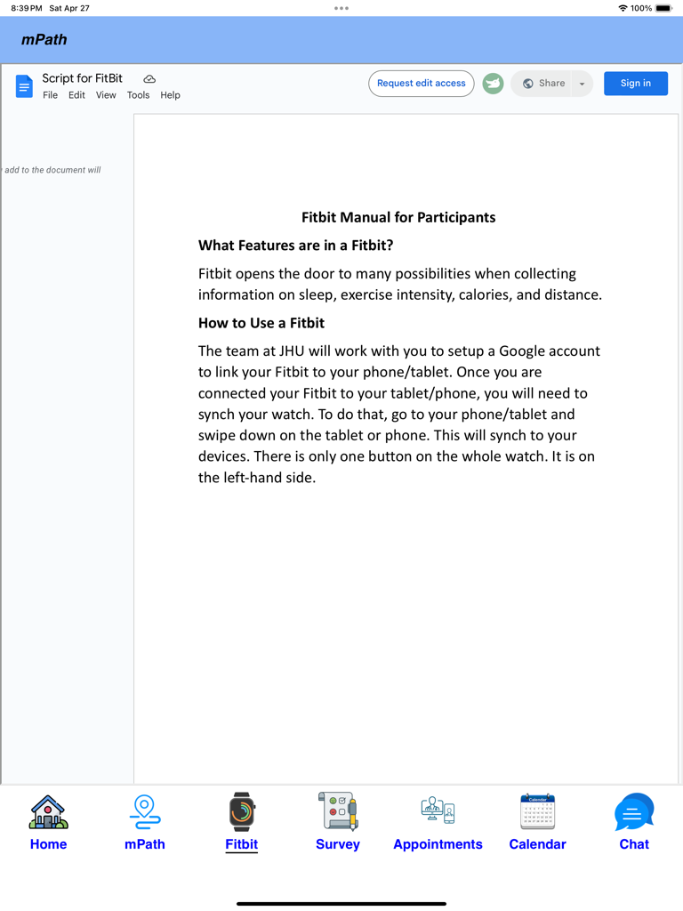 mPath Research - Health & Fitness App | MWM