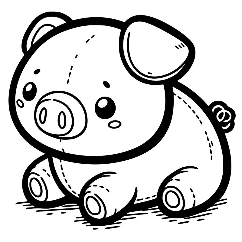 cute pig stuffed animals without legs