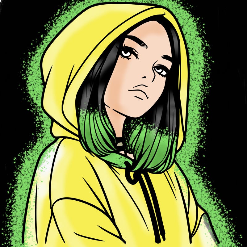 a realistic girl in a hoodie