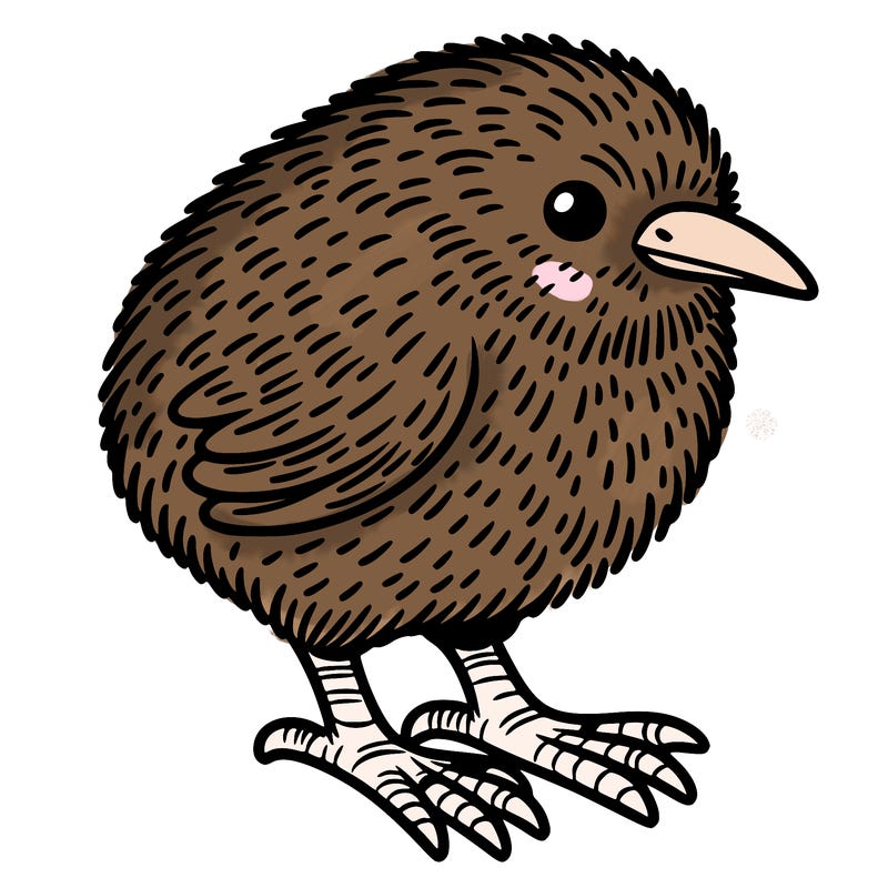 a kiwi bird