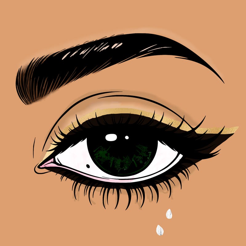 eye closed realistic