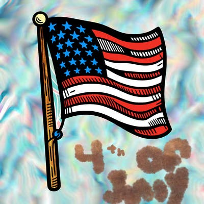 fourth of july flag