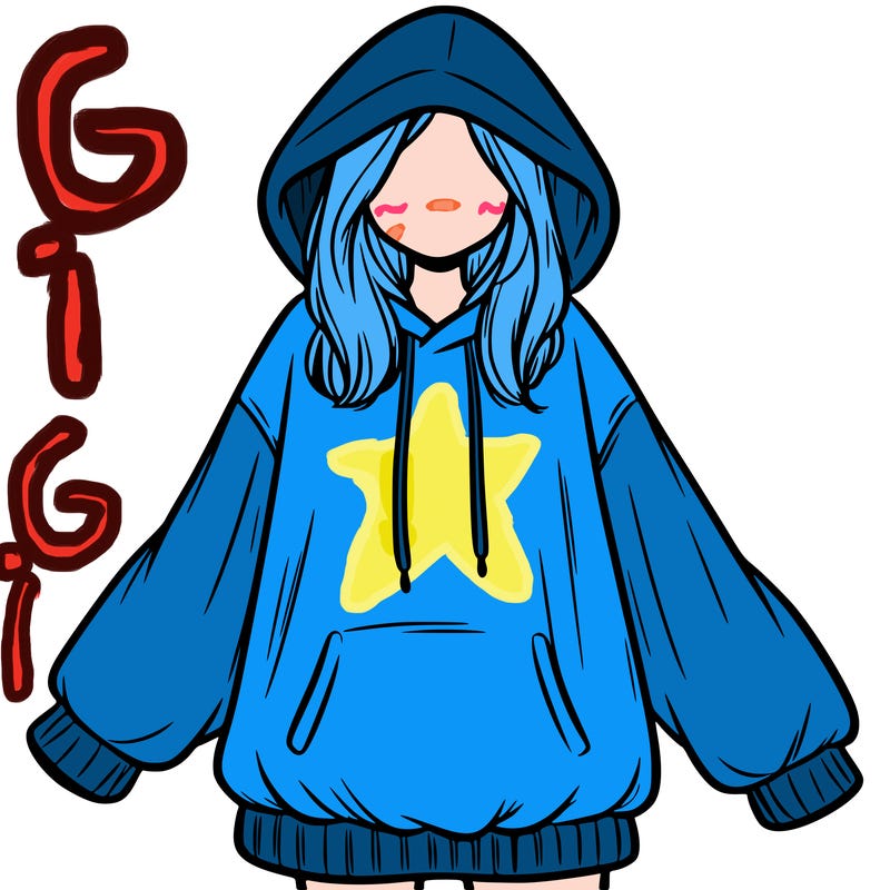 girl in oversized hoodie