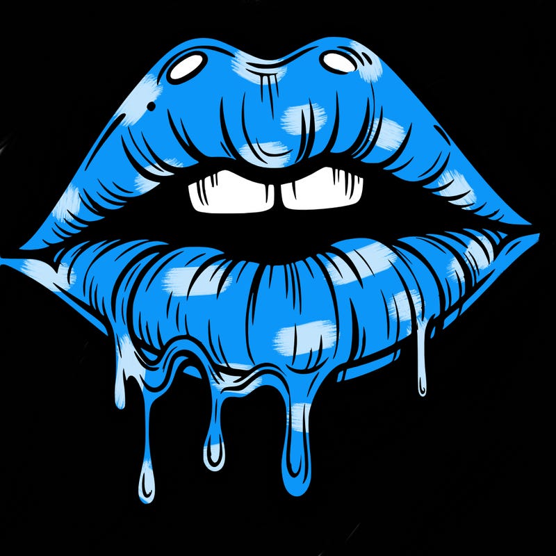 lips that look realistic and drip