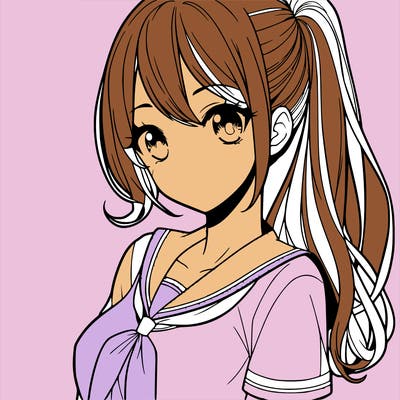 manga girl