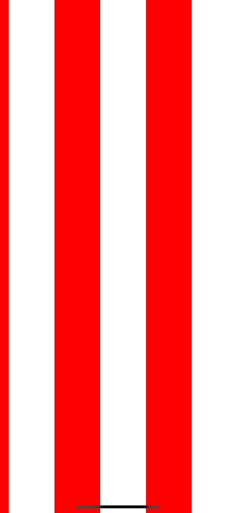 Vertical red and white striped optokinetic pattern for vestibular rehabilitation