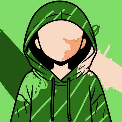 faceless girl in hoodie