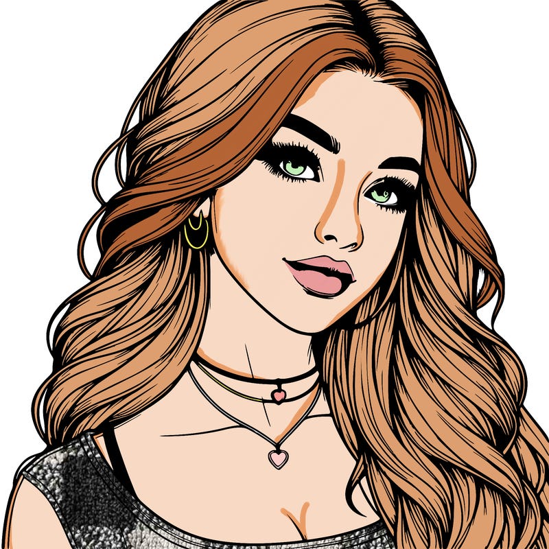 detailed realistic girl