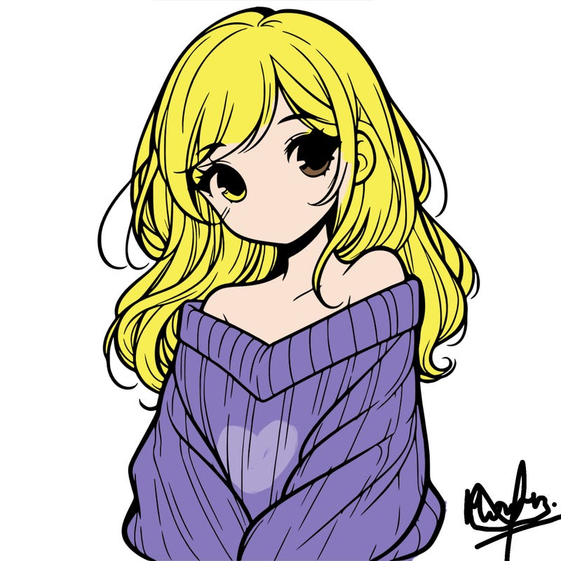 shy pretty girl wearing a sweater that is falling off one shoulder portrait