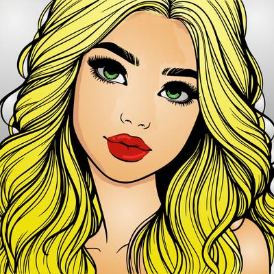 beautiful realistic girl