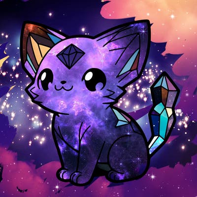 crystal kitten