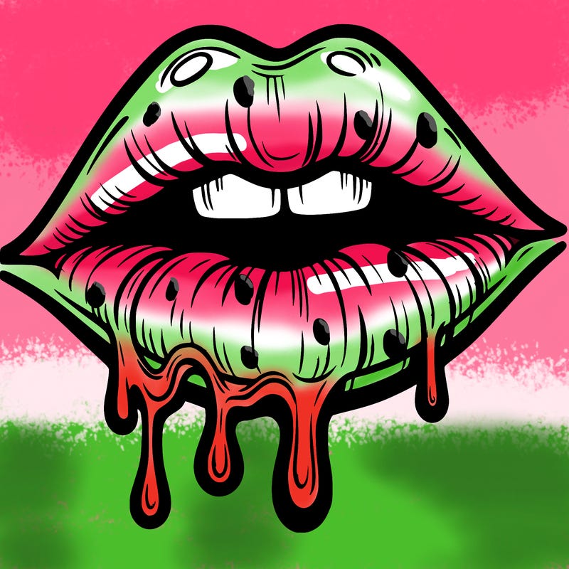 lips that look realistic and drip