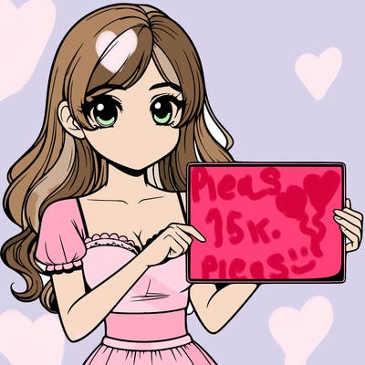 realistic pretty girl holding blank sign