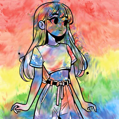 girl in a cute crop top