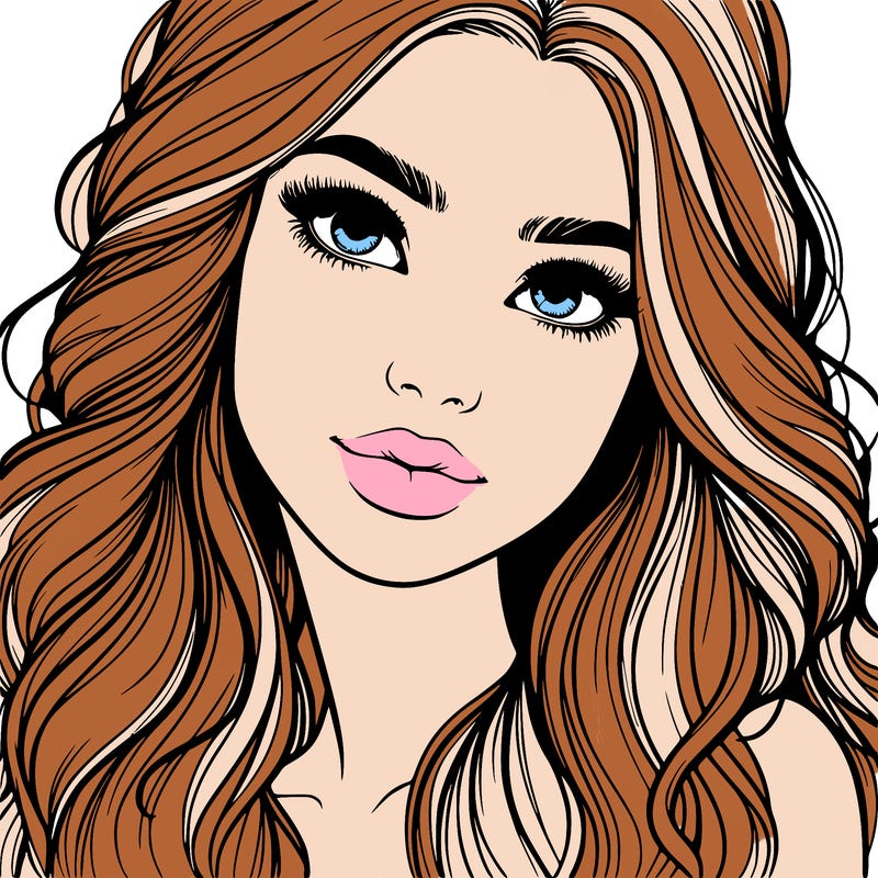 beautiful realistic girl