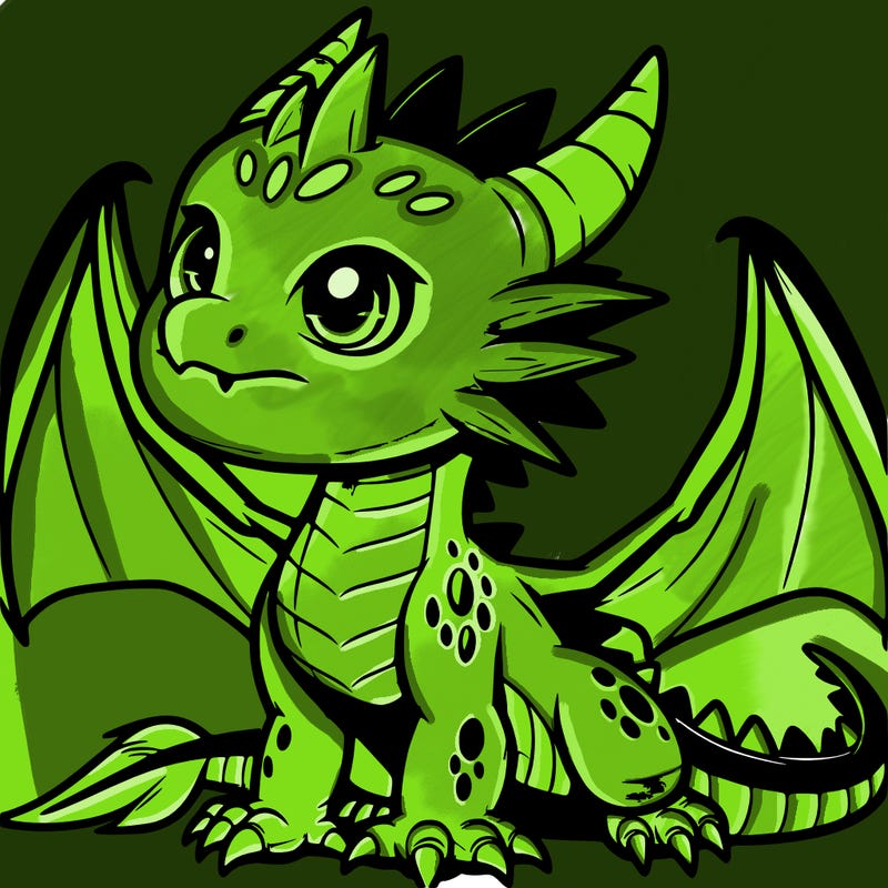 fierce baby night dragon
