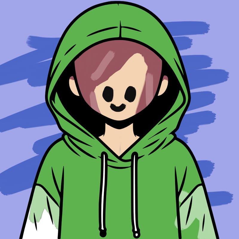 faceless girl in hoodie