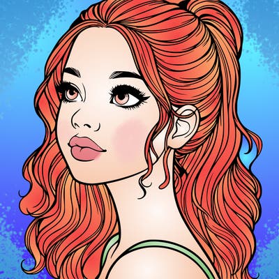 beautiful realistic girl