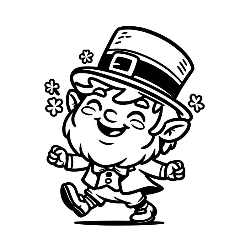 happy leprechaun