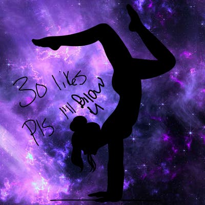 a woman doing a handstand