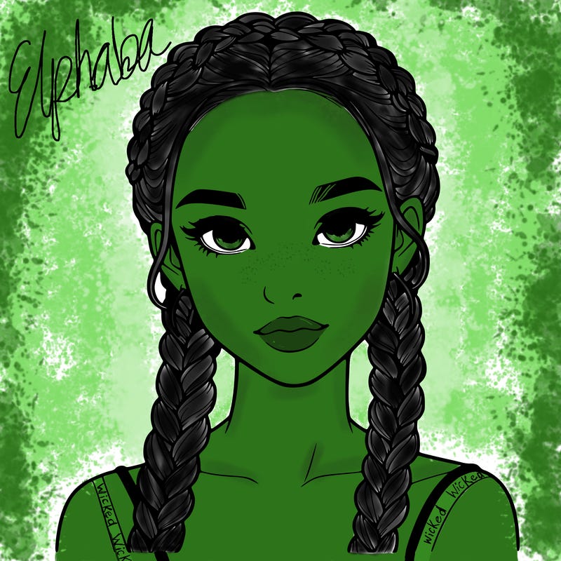 realistic girl with braids