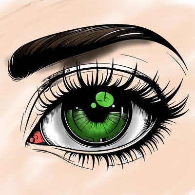 realistic eye